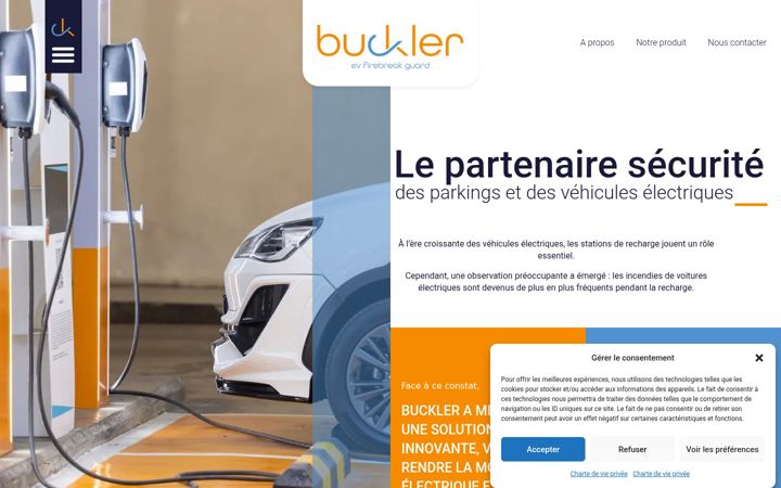 Screenshot of buckler.be
