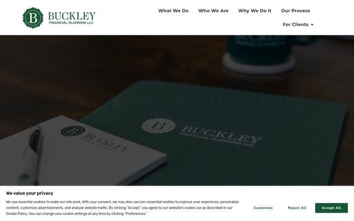 Screenshot of buckleyfp.com