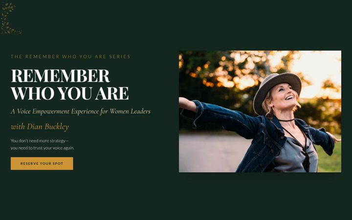 Screenshot of buckleyvoiceempowermentgroup.com