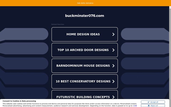 Screenshot of buckminster076.com
