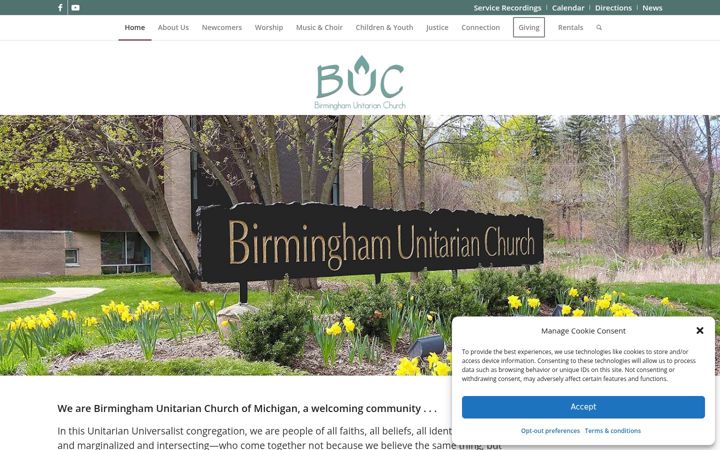 Screenshot of bucmi.org