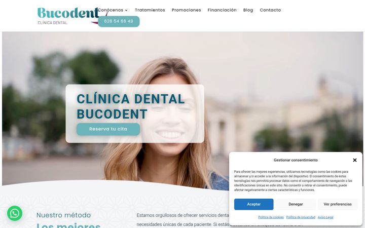 Zrzut ekranu bucodent.es