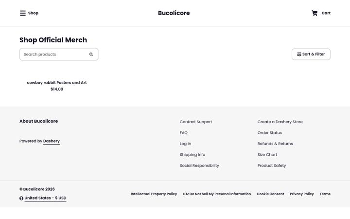 Screenshot of bucolicore.com