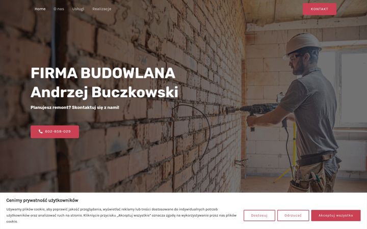 Screenshot ta' buczkowski.biz.pl
