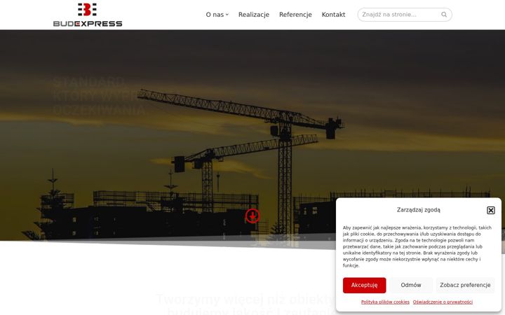 Screenshot of bud-express.pl