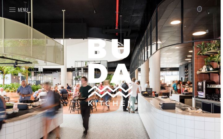 Screenshot of budakitchen.be