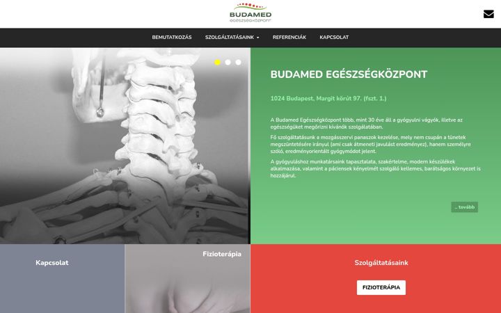 Ekrānuzņēmums no budamed.hu