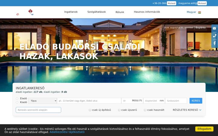 Ekrānuzņēmums no budaorsilakasokhazak.hu