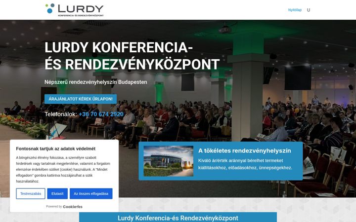 Ekrānuzņēmums no budapest-rendezvenyhelyszin.hu