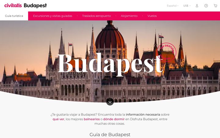 Zrzut ekranu budapest.es