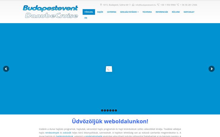 Snímek obrazovky budapesthajoberles.hu