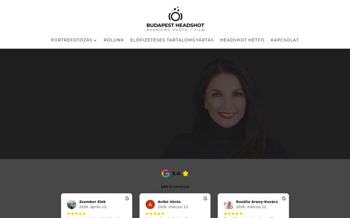 Képernyőkép: budapestheadshot.hu