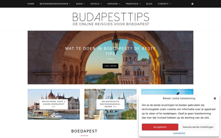 Snímek obrazovky budapesttips.nl