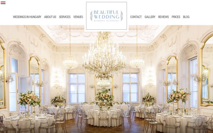Screenshot of budapestweddingplanner.hu