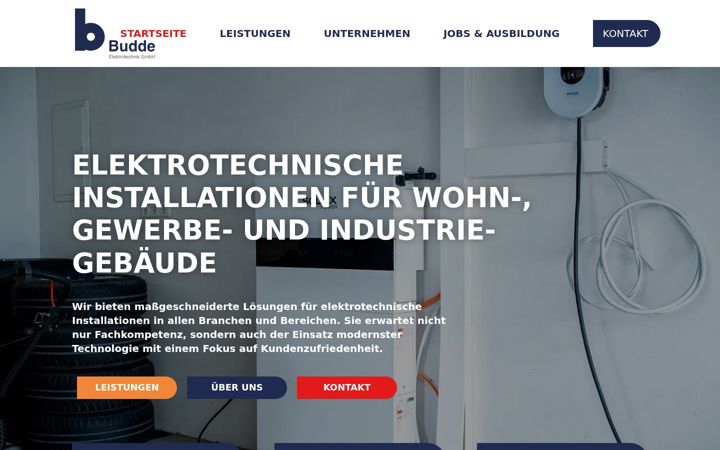 Screenshot of budde-elektro.de