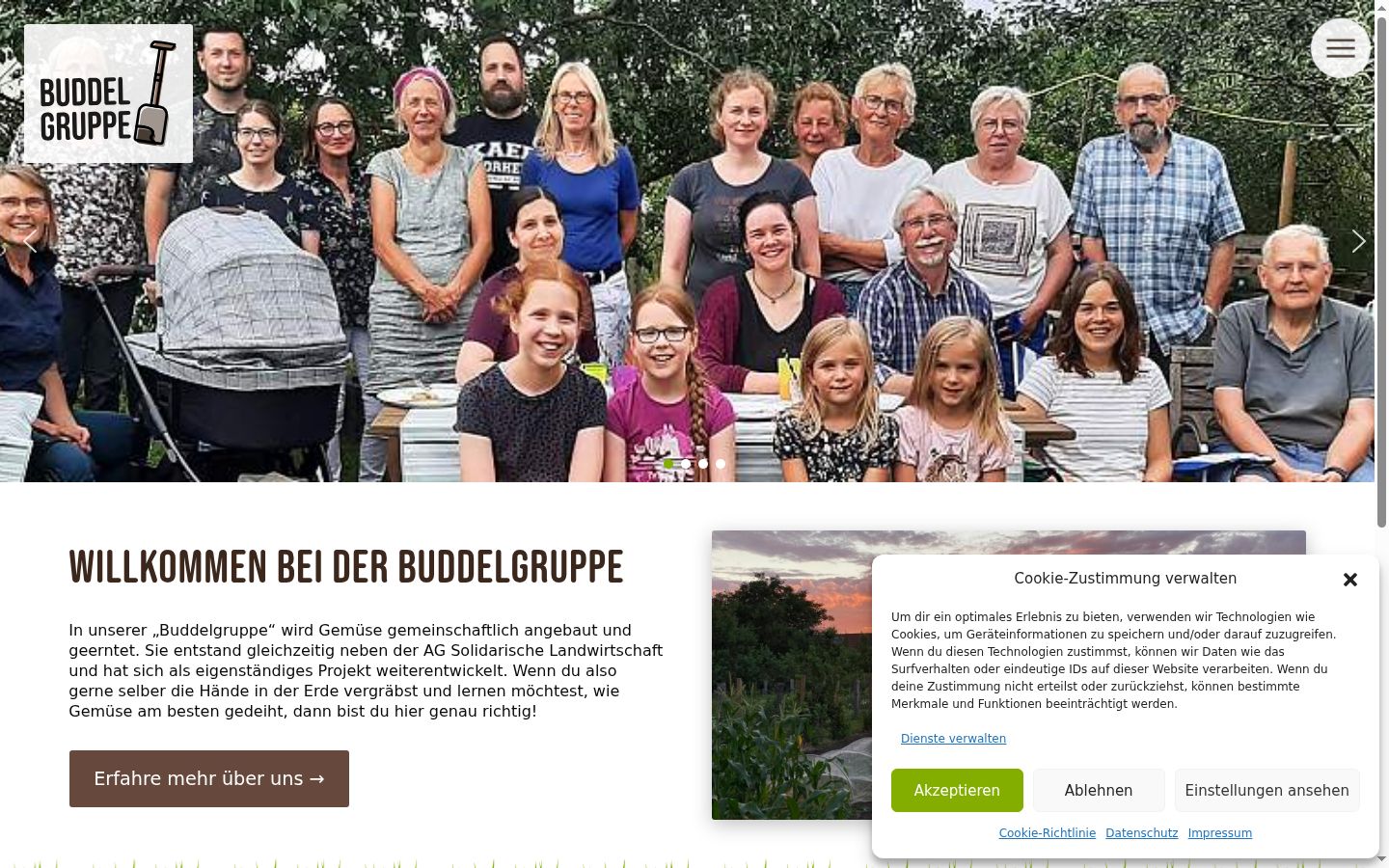 Ekrānuzņēmums ar piekrišanas baneri, kas tika rādīts pirms jebkādas mijiedarbības