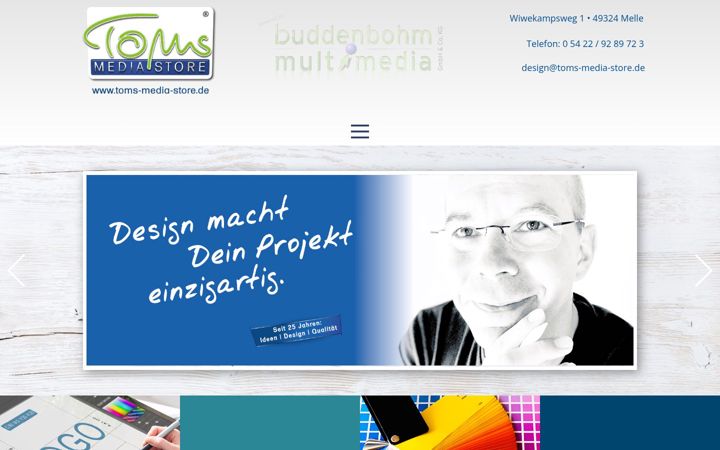 Screenshot of buddenbohm.de