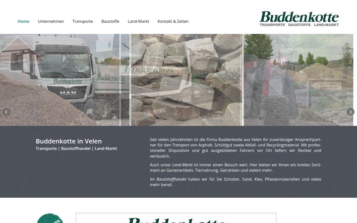 Screenshot of buddenkotte-transporte.de