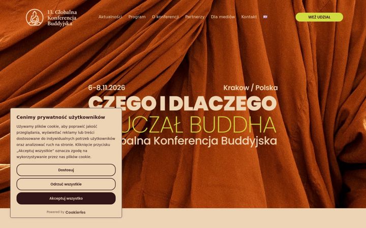 Screenshot of buddha2026.org