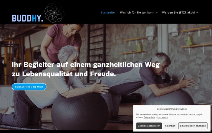 Screenshot of buddhy.de