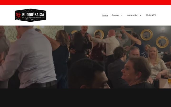 Screenshot of buddiesalsa.co.uk
