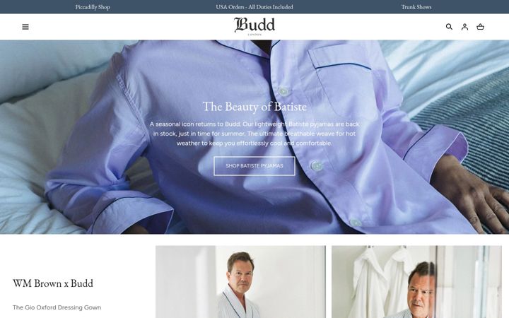 Screenshot of buddshirts.co.uk