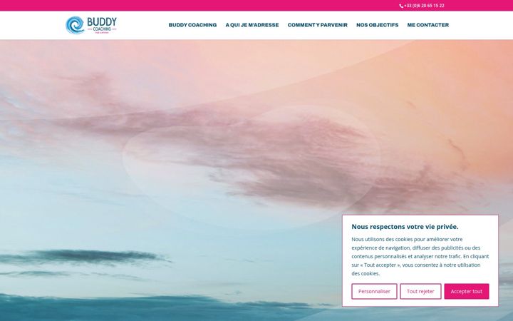 Екранна снимка на buddy-coaching.fr