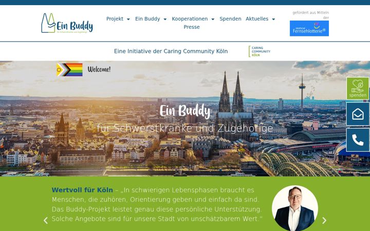 Skärmbild av buddy-koeln.de