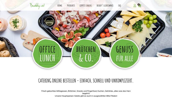 Screenshot of buddy.at