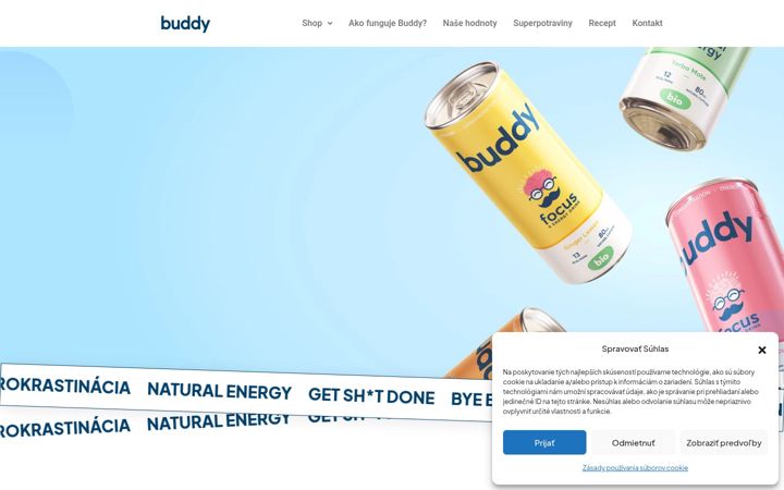 Snímek obrazovky buddydrink.sk