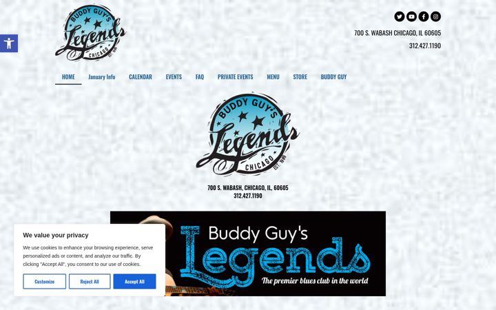 Screenshot of buddyguy.com