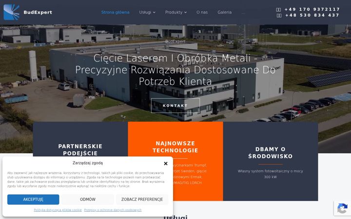 Ekraanipilt saidist budexpert.com.pl