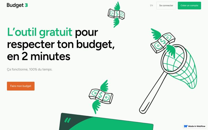 Screenshot of budget3.ca