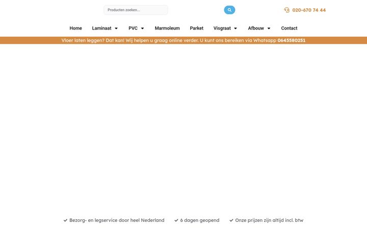 Screenshot of budgethomedecor.nl