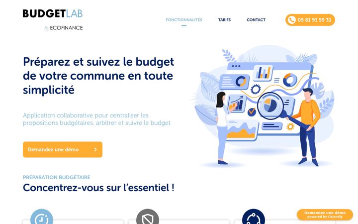 Екранна снимка на budgetlab.fr