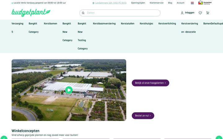 Screenshot of budgetpstaging.hypernode.io
