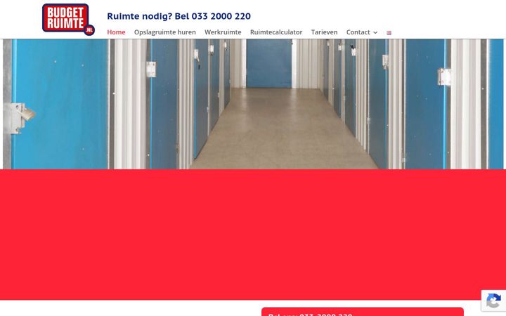 Zrzut ekranu budgetruimte.nl