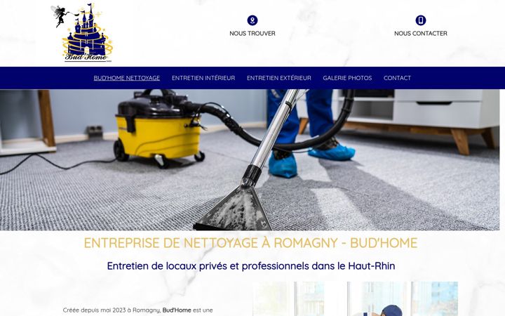 Screenshot of budhome-nettoyage.fr
