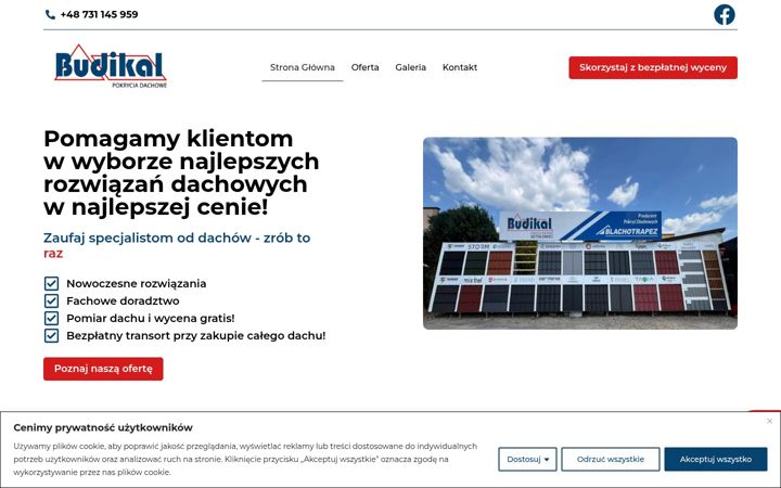 Screenshot of budikalszydlowiec.eu