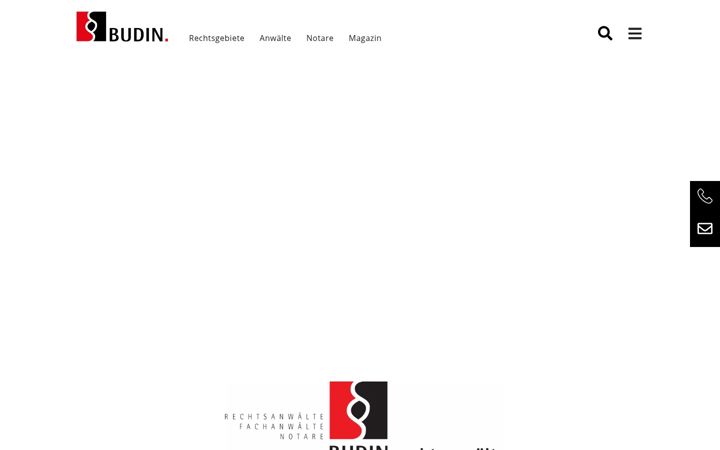 Screenshot of budin.de