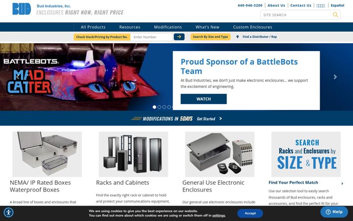 Screenshot of budind.com