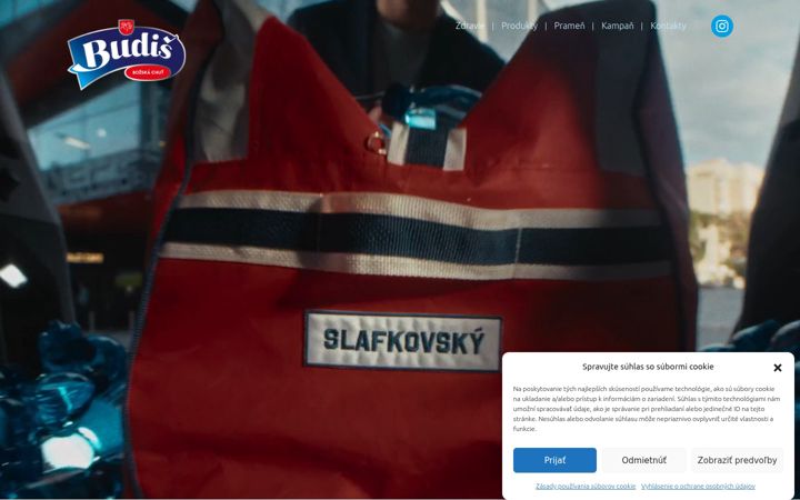 Screenshot of budis.sk