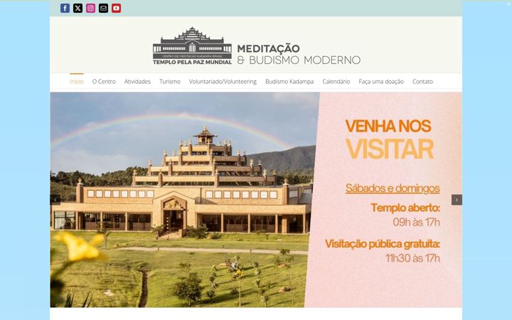 Screenshot von budismokadampa.org.br