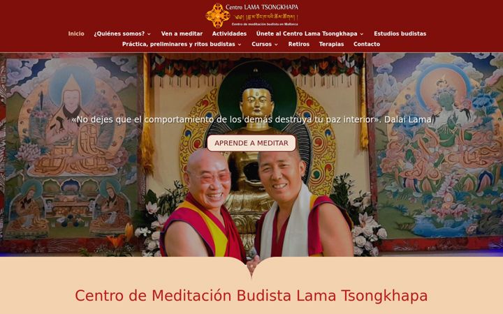 Ekrano kopija budismotibetanomallorca.org