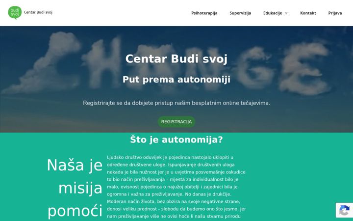 Screenshot του budisvoj.eu