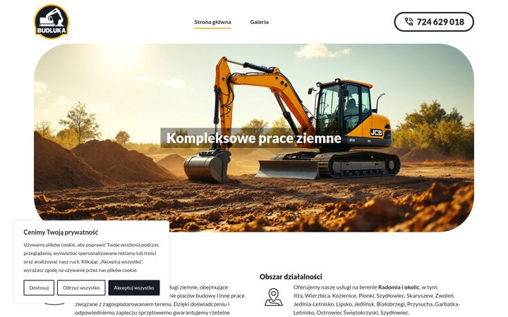 Screenshot of budluka.pl