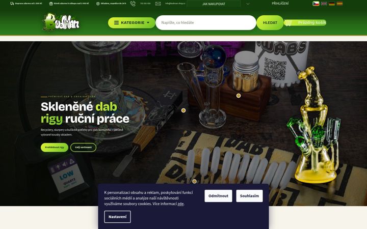 Screenshot of budman-shop.cz