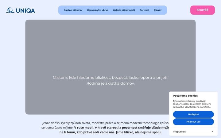 Screenshot of budmepritomni.cz