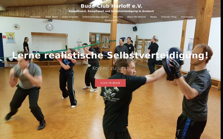 Screenshot of budo-club-harloff.de
