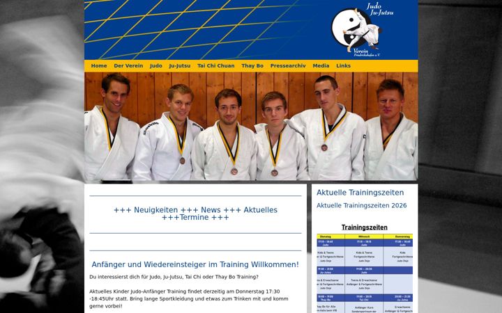 Screenshot of budo-friedrichshafen.de